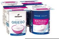 Yogur Iogurt Estilo Griego Natural Ligero