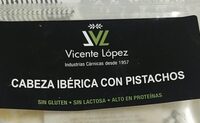 Cabeza ibérica con pistachos