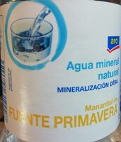 Agua mineral natural