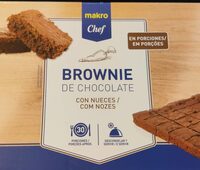 Brownie de chocolate con nueces