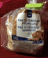 Pan  15 cereales y semillas