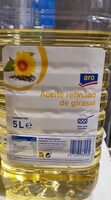 Aceite refinado de girasol