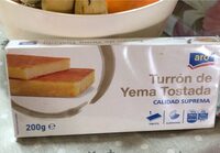 Turron de yema tostada