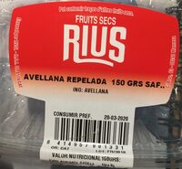 Avellanas naturales
