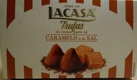 Trufas al cacao puro al caramelo a la sal