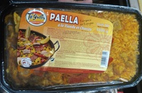 Paella à la viande et chorizo