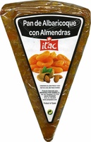 Pan de albaricoque con almendras