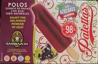 Sorbete de frutas con açai