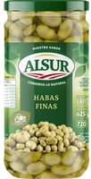 Habas finas al natural
