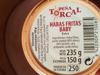 Habas fritas baby