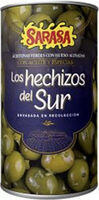 Aceitunas verdes aliñadas con hueso