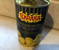 Aceitunas verdes relenas de anchoa