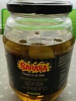 Aceituna verde gordal con pepino