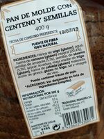 Pan de molde con Centeno y Semillas