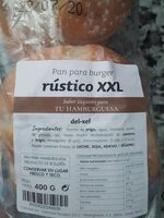 Pan para burger rústico XXL