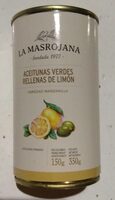 Aceitunas verdes rellenas de limón