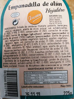 Empanada de atún hojaldre