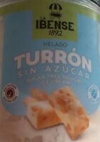 Helado de turrón sin azucar