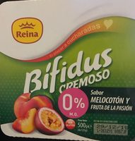 Bífidus cremoso 0% melocotón y fruta de la pasión