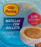 Natillas con galleta 0%