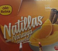 Natilla sabor naranja y canela