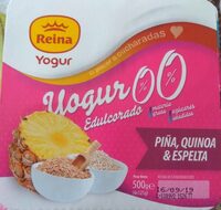 Yogur de piña, quinoa y espelta 0%