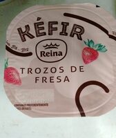 Kéfir trozos de fresa REINA