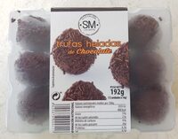 Trufas heladas de chocolate