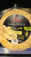 Tortilla de patata fresca sin cebolla