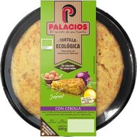 Tortilla ecológica con cebolla