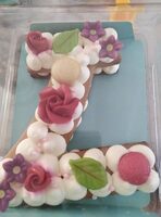 Tarta con flores