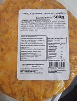 Tortilla de patata con chorizo y pimiento