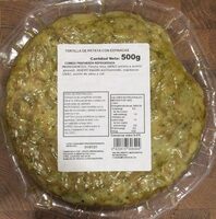 Tortilla de patata con espinacas