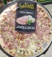 Pizza Fresca Jamón y queso