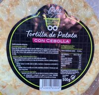 Tortilla de patata con cebolla