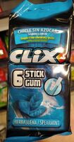 Chicle hierbabuena sin azúcar láminas