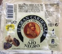 Queso cabra y vaca con ajo negro
