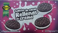 Galletas de cacao Rellenas de crema