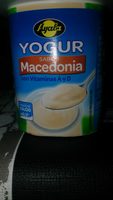 Yogur sabor macedonia