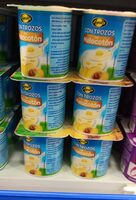 Yogur con trozos de melocotón