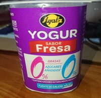 Yogur sabor fresa 0%