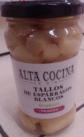 Tallos de espárragos blancos