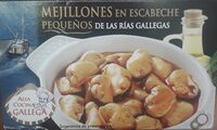 Mejillones en escabeche pequeños de pas rías gallegas