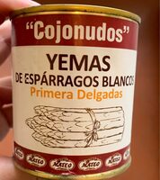 Yemas de esparragos blancos