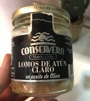 Lomos de atun claro en aceite de oliva
