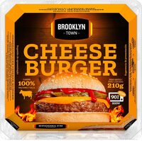 Cheese burger carne 100% vacuno/vaca