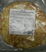 Tortilla de patatas con cebolla