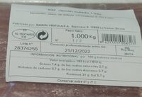 Jamón curado