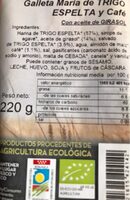 Galleta María de Trigo Espelta y Café