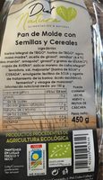 Pan de molde con semillas y cereales